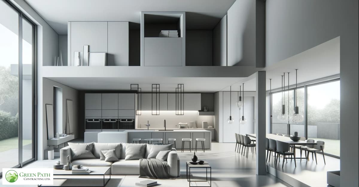 An aesthetically pleasing duplex house interior