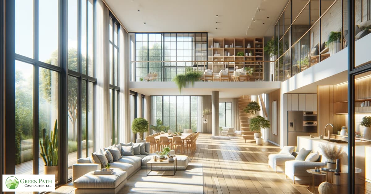 A beautiful duplex home with sufficient natural light