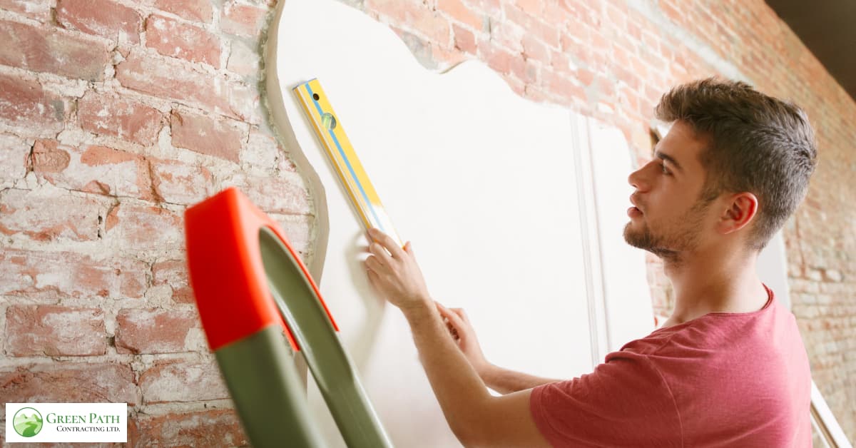 Prepare The Wall for insulation | Green Path Contracting LTD