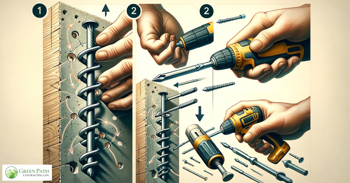 How TO Remove Metal Anchors | Green Path Contracting LTD
