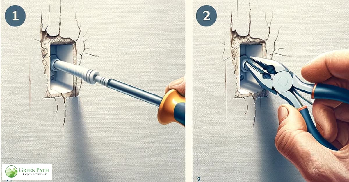 How to Remove Plastic Anchors | Green Path Contracting LTD