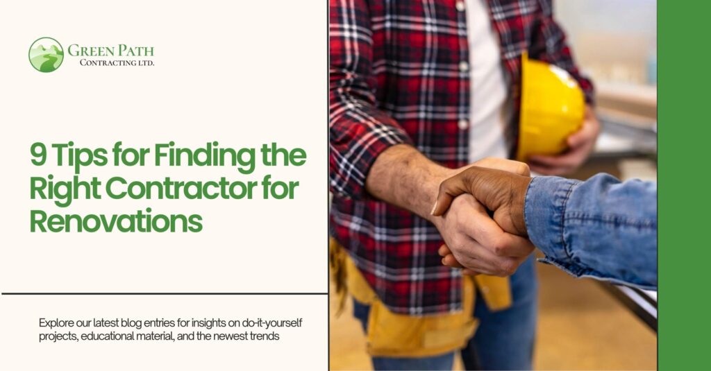 Tips for Finding the Right Contractor for Renovations