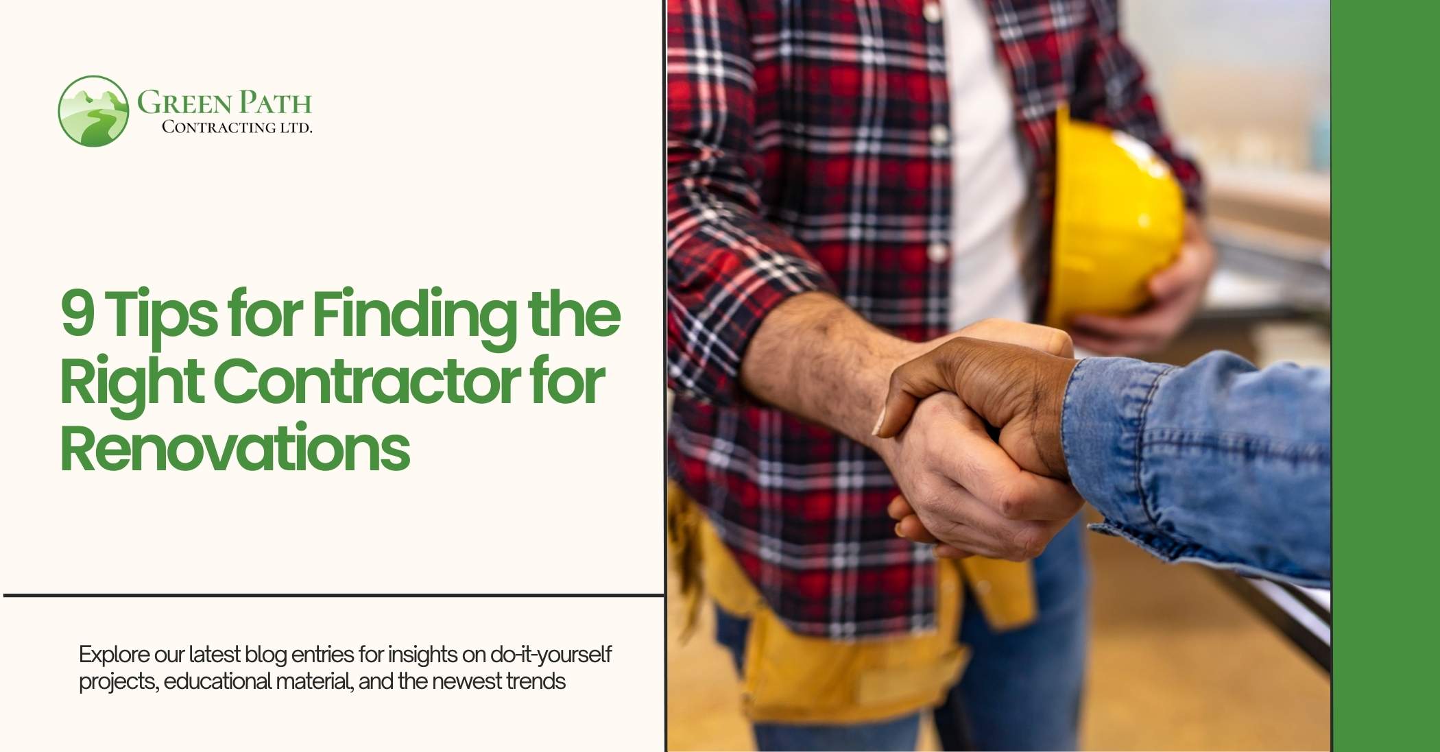 Tips for Finding the Right Contractor for Renovations