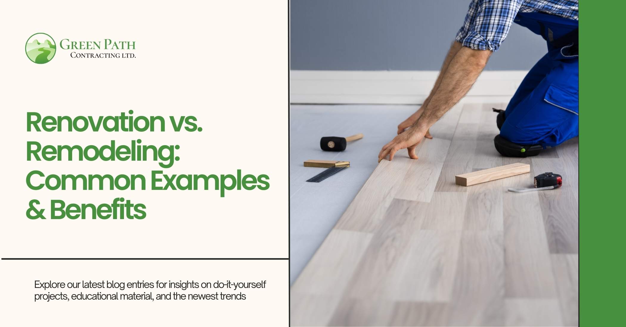 Renovation vs. Remodeling